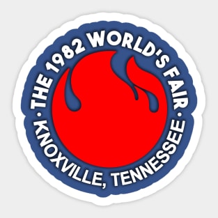 '82 World's Fair Logo - 2 Sticker